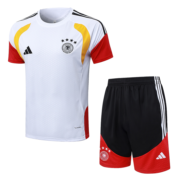Chandal del Alemania Manga Corta 25-26 Blanco - Pantalon Corto